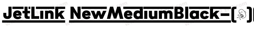 JetLink NewMediumBlack字体转换